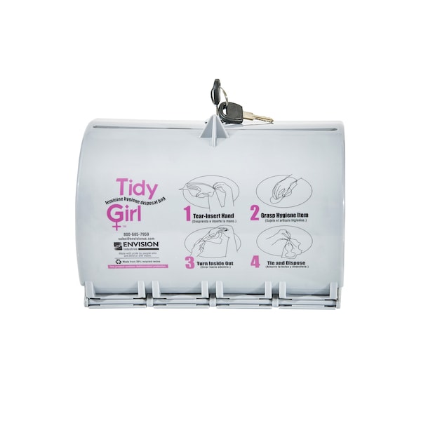 Stout By Envision Plastic TidyGirl Bag Dispenser Feminine Hygiene